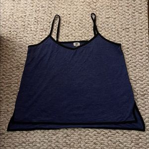 Old Navy Boxy Tank with Piping and Side Slit - XXL
